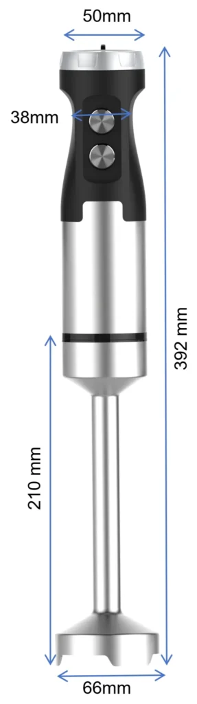 stainless steel hand blender PX-8236 with DC Motor,stainless steel shaft