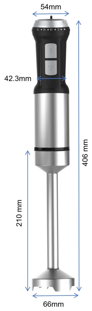 stainless steel hand blender PX-8251 with DC Motor,stainless steel shaft
