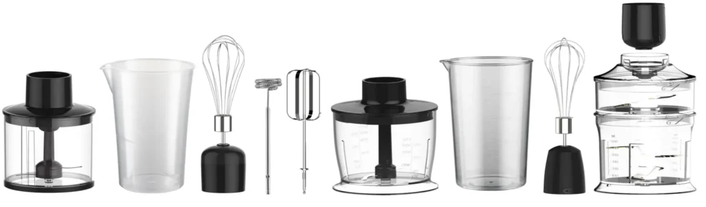 custom hand blender ODM project : attachments
